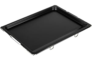 ‎GRIZZLY Grizzly Backblech größenverstellbar, Ofenblech von 41 bis 51 cm ausziehbar, mit 2 cm hohem Rand, verstellbares Backofenblech