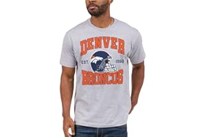 Junk Food NFL Team Helmet T-Shirt Adult Cuello Redondo clásico, Detalles auténticos, Ajuste Unisex. Unisex Adulto