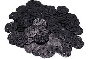 Y.A. LOTUS 100 Arandelas para Fijación U Acero Piquetas, Piquetas Camping, Grapas para Jardin, Malla Antihierbas