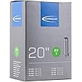 Schwalbe Unisex – Erwachsene Fahrradschlauch AV7 40/62-406 EK AGV 40 mm Schlauch, schwarz, 20