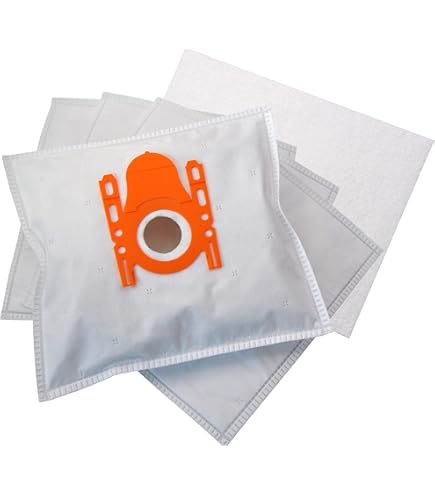 MohMus 10 Microfibra Bolsas De Aspiradora Para Siemens VS01G571/02 Super SX 1500W, VS01G57102, VS01G600/02 Super SX 1600W, VS01G60002 Super SX 1600W