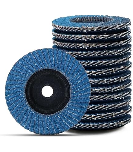 5er-Pack Fächerschleifscheiben 76x10mm Körnung 60 – Grob Für Bosch GWS 10,8 / 12V Serie & Co. – Ideal Für Stahl, Edelstahl, Holz – Schleif- & Lamellenscheiben-Set