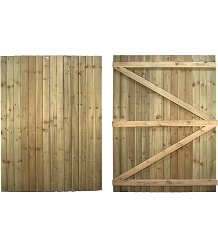 Premier Garden Supplies 5x Width: 6ft X Height: 6ft Flat Top Square Trellis Fence Topper Panel Wall Climber Standard Design