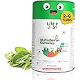 Little Joys Multivitamin Gummies for Kids | 2-6 Years | 30 Gummies | With 11 Vitamins & Minerals | Improves Immunity, Bone health & Antibody Production | No Added Sugar | Strawberry Flavour