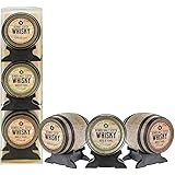 Scotch Whisky Barrel Tasting Set, Whisky Gift Set 3 x 5cl Miniature Barrels by OSA