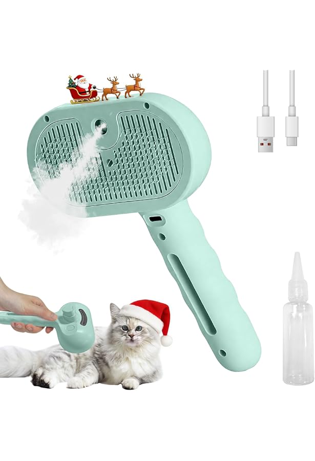 Produktbild von Fellmoment Dampfbürste, Fellmoment 3-in-1 Dampf-Haustierbürste