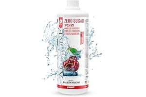 Prosport Allinclusive Sauerkirsche 1000ml – ZERO SUGAR Sirup mit Vitaminen – Premium Getränkekonzentrat 1:50 – Ohne Zucker, Aspartam & Azofarbstoffe – Perfekt für Wassersprudler