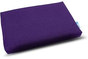 Yogan Head Cushion/Headpad (1") for Yoga/Pilates | Organic Cotton Outer Cover (Removable & Washable) | Inner Cover with Recycled Fiber Filling | 30cm×20cm×2.5cm