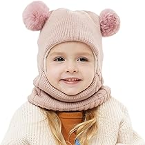 AYPOW Thermische fleece bivakmuts voor kinderen, nieuwigheid