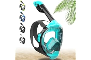 Khroom Maschera da Snorkeling sicura CO2 Maschera a Pieno facciale | Maschera Subacquea per Adulti e Bambini | Maschere da immersione | Seaview Y