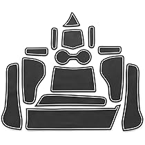 Tappetino Antiscivolo Per Porta Hyundai I10 2021-2023 - In PVC, Guida A Sinistra, Colore Nero - Foto 6