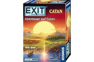 Kosmos 684983 EXIT - Das Spiel - Abenteuer auf Catan, Level: Einsteiger, Escape Room Spiel, Exit Game für 1-4 Spieler ab 10 Jahre, Gesellschaftsspiel
