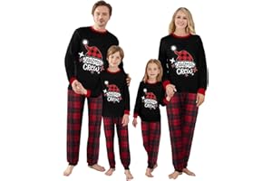starkit Christmas Pajamas for Family, Christmas Family Matching Pajamas Sets Sleepwear Pjs Xmas Jammies Holiday