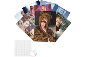 GTOTd Music Album Cover Wall Poster (8Pcs,11.5" x 16.5"), Gifts Singer Star Merch Party Supplies Unframed Version HD Printing Poster for Room Club Wall Art Decor