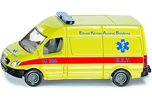 SIKU UNDER LICENCE Siku 0809 Die-Cast Greek Ambulance