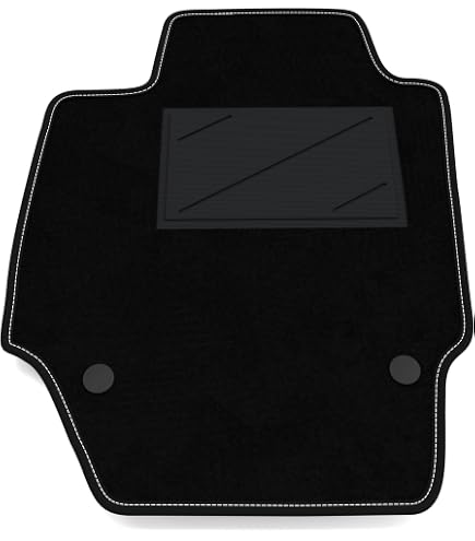 Motolux Set Di 2 Tappetini Anteriori In Velluto Per Renault Captur 2013-2019, Su Misura, Antiscivolo, Con Rinforzo
