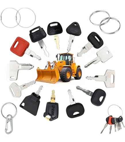 JUKOTA 8 Pièces 787 Clés D'Allumage De Remplacement Pour Komatsu