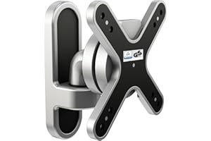 RICOO Uchwyt ścienny do monitora PC, z atestem TÜV, wychylny, uniwersalny, do ekranów 13-19-24-27-32 cali, uchwyt ścienny S1911, uchwyt na monitor, uchwyt na ekran, VESA 75 x 75, 100 x 100 mm