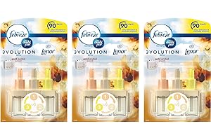 Ambi Pur Febreze 3volution Lufterfrischer, elektrisch, Nachfüllpackung, Duft goldene Orchidee, 20 ml, 3 Stück