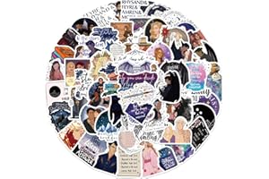 AUCEKO 60 Stück Acotar Aufkleber Pack Acotar Sticker Set Wasserdichte Vinyl Sticker für Laptop Kinder Autos Motorrad Fahrrad Skateboard Gepäck Koffer Computer Aufkleber Graffiti Decal