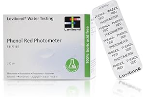 Lovibond Phenol Red Tablets - 250 Pack - Professional-Grade Reagents for Digital Photometers| Reliable, Easy-to-Use & Accurate Water Testing