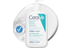 CeraVe Blemish Control Face Cleanser with 2% Salicylic Acid & Niacinamide for Blemish-Prone Skin, 473 ml