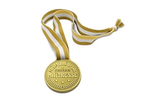 THE REPLICANT Médaille d'or Factice Super Maîtresse - Cadeau de Remerciement Original