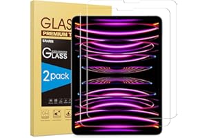 SPARIN 2 Stück Schutzfolie für iPad Air 5. Generation 2022, iPad Pro 11 Zoll 2022/2021 (Alle Modell) und iPad Air 4 2020, 9H Härte Glas Folie