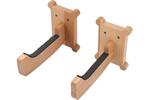 TUOJINRUIDA Support mural pour planches de surf – Cintres en bois de hêtre avec boulons d'extension M6 – Rangement vertical pour surf longboard, shortboard, skimboard