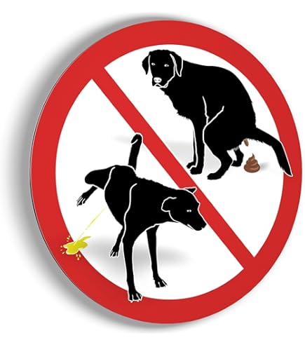 Verboden honden uit te laten bord met klasse 3 reflectie