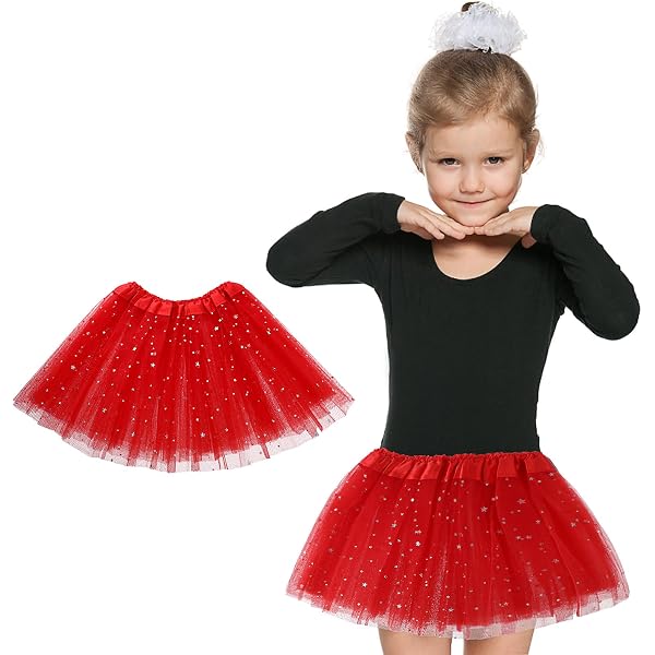 Maglia Da Balletto Per Bambina Con Gonna Staccabile E Maniche A Balze - Vestito Da Danza 2-12 Anni