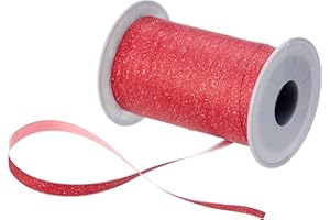 PRÄSENT Prasent Ruban en polypropylène Couleur pailletée 100 m x 10 mm