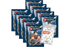 collect-it.de MY HOME OF CARDS + TOYS Lot de 10 pochettes de rangement exclusives avec Lego Harry Potter - Voyage dans le monde des sorts - Autocollants à collectionner