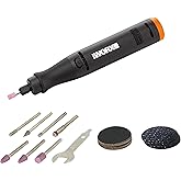 WORX WX739.9 MAKERX 20Volt K&ouml;m&uuml;rs&uuml;z Profesyonel Grav&uuml;r Makinesi + 19 Aksesuar (Ak&uuml; Dahil Değildir)