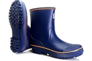 Foinledr Gummistiefel Herren Halbhoch Regenstiefel Gumischtifel Herren Wasserdicht Rain Boots Gartenstiefel Atmungsaktiv Gummistiefeletten Wasserdichter Angelstiefel