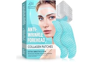 CHINOXIA Forehead Wrinkle Patches, Anti-Wrinkle Patches for Relaxation & Fresh, Soothing Wrinkle Strips for Forehead and Between Eyes, Reduce Fine Lines, Smoothing & Hydrated Skin, Skin-Friendly, Easy to Use