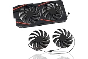 Dotodo 88MM Fan T129215SU TPLD9210S12HH 4Pin Cooling Fan for Gigabyte GTX 1050 1060 1070 960 RX 470 480 570 580 Graphics Card Cooler (Fan-AA)