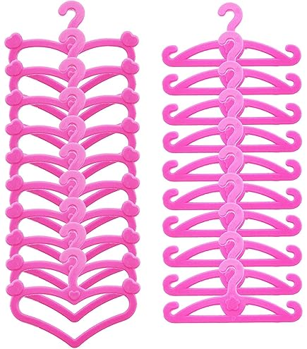 Poupées Vêtements Cintres Plastique Mini Poupées Vêtements Cintres