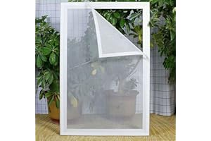 RONGJ 40x150cm Zanzariera Finestra Zanzariera per Finestre Rete per Zanzariera Adesiva Zanzariera Adattabile
