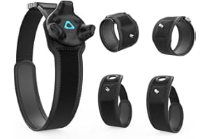 AMVR Tracker Belt+2 Correas de muñeca+2 Correas de Palma Full Body Tracking VR Bundle para HTC Vive Trackers 3.0/2.0, Correas Ajustables para Manos/pies y Cintura Motion Capture (Juego de 5 Piezas)
