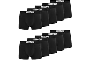 BOBELLE Boxershorts Herren 10er Pack,Unterhosen Männer Unterwäsche Retroshorts Baumwolle Atmungsaktive(Gr. M - 3XL)