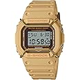 G-Shock DW5600PT-5 Tone-on-Tone Wire Face Square Monochromatic