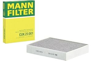 ‎MANN-FILTER MANN-FILTER CUK 25 001 Innenraumfilter/Kabinenluftfilter - Pollenfilter mit Aktivkohle - für Pkw + Transporter