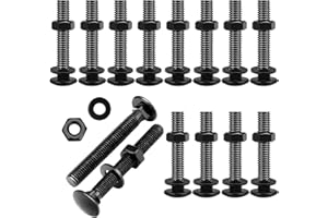 ORTAVA Viti a Testa Tonda M8 x 60 in Acciaio Inox Con Dadi e Rondelle, 20 Pezzi