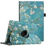 Fintie Rotating Case for All-New Amazon Fire HD 8 2018/2017 / 2016-360 Degree Rotating Cover Swivel Stand Auto Wake/Sleep for Fire HD 8 (8th & 7th & 6th Gen, 2018/2017/2016 Release), Blossom