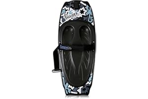 SereneLife Kneeboard Wassersport – Wakeboard mit Schlaufe, Surfbrett - mit Verstellbarem Gurt, Sommeraktivitäten für Sportbegeisterte, Sommer Wassersport- Ideal für Anfänger Kinder & Familien