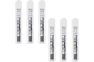 72 x Uni-Ball Kuru Toga Nano Dia 0.5mm HB Mechanical Pencil Refill Leads (6 Packs)