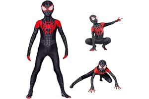 QCCOSER Costume da cosplay 3D Fancy Dress per bambini, costume da anime con maschera, costume classico per bambini, costume per feste in maschera, Halloween, carnevale