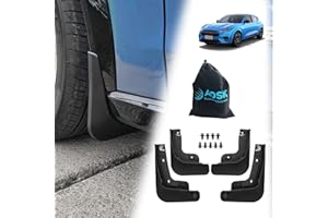 ‎BESTEVMOD BestEvMod AOSK Schmutzfänger, kompatibel mit Mustang Mach E, Spritzschutz, Außenzubehör, 2021, 2022, 2023, 2024, Mach-E Schmutzfänger, Spritzschutz (4er-Set), keine Notwendigkeit zum Bohren von