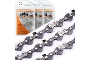 HobbyPower24 3 catene di ricambio per motosega PGHSA 12 B2 C2 C3, semi-scalpello, passo 0,3, spessore maglia 1,1 mm, 28 TG, compatibile con Parkside